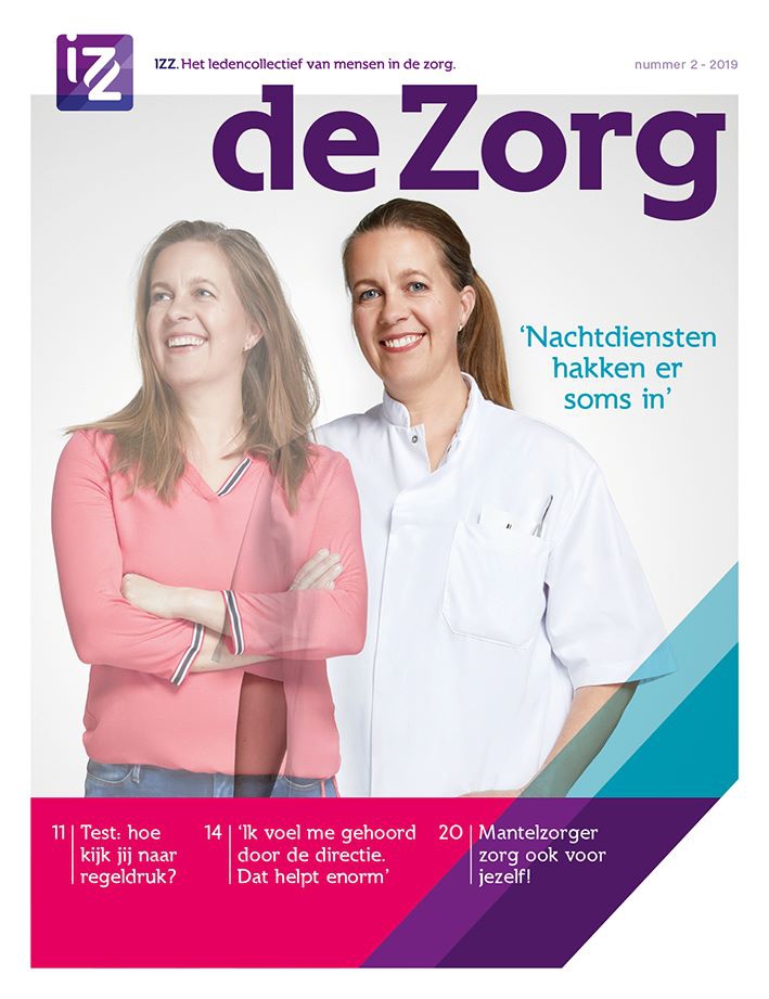 Titelblad van de IZZ - de Zorg