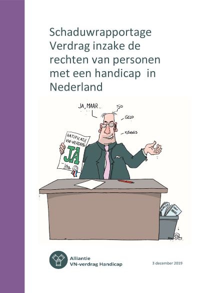 Titelblad van de Ieder(in) - Schaduwrapportage Verdrag rechten van personen met een handicap in Nederland