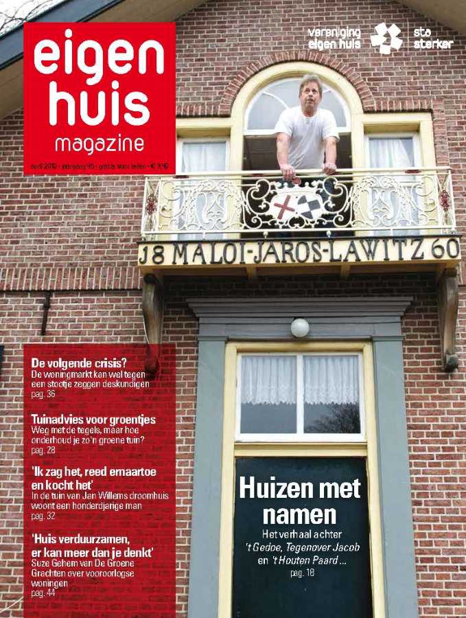 Titelblad van de Eigen Huis magazine